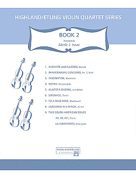 Illustration de Violin quartet series - Set 2 conducteur