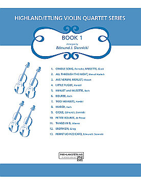 Illustration de Violin quartet series - Set 1 conducteur