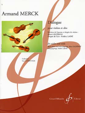 Illustration de Dialogue pour violon et alto
