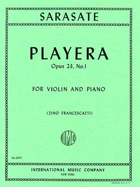 Illustration de Playera op. 23/1 (tr. Francescatti)