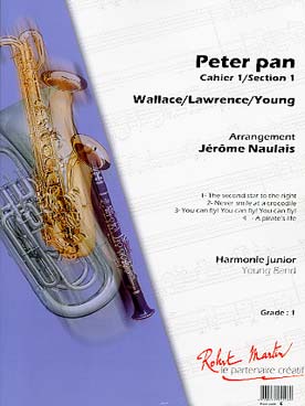 Illustration de Peter Pan pour harmonie junior - Cahier 1, section 1 Conducteur et parties