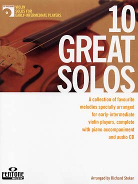 Illustration great solos (10) avec cd violon