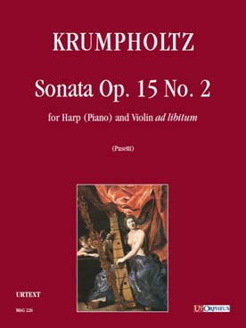 Illustration de Sonate op. 15/2 pour harpe (ou piano) et violon ad libitum