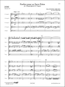 Illustration de Fanfare pour 4 trompettes et timbales