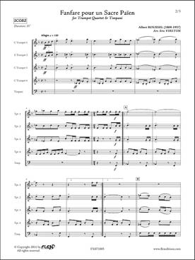 Illustration de Fanfare pour 4 trompettes et timbales
