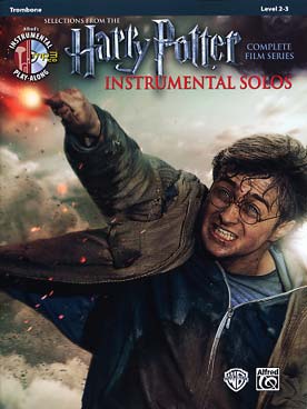 Illustration de HARRY POTTER : 16 extraits des 8 films (musique de John Williams) avec CD play-along