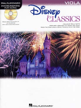 Illustration de DISNEY CLASSICS : 14 arrangements faciles avec CD play-along