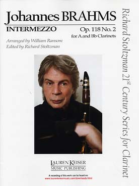 Illustration de Intermezzo op. 118 N° 2 extrait des 6 Klavierstücke, tr. Ransom (clarinette la ou si b) avec CD play-along