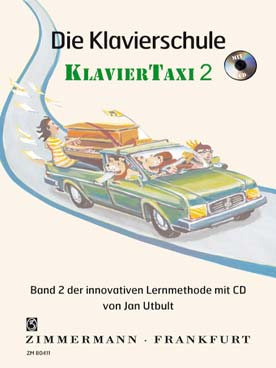 Illustration utbult klavierschule klaviertaxi v 2 +cd