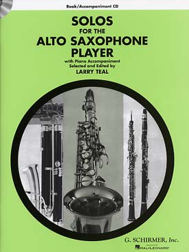 Illustration solos for the alto saxophone player