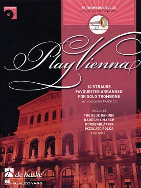 Illustration de Play Vienna ! 10 thèmes célèbres arr. pour trombone solo avec CD play-along
