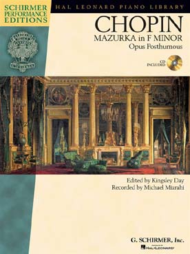 Illustration de Mazurka en fa m op. posthume avec CD d'écoute