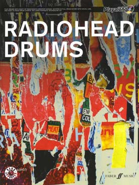 Illustration radiohead authentic drums play along