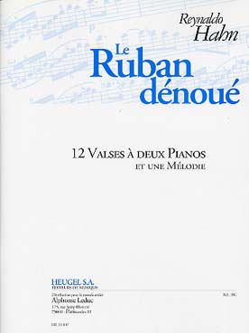 Illustration de Le Ruban dénoué, 12 valses à deux pianos et une mélodie