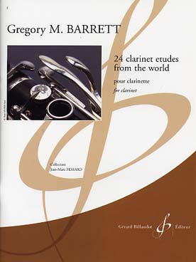 Illustration barrett clarinet etudes from the world
