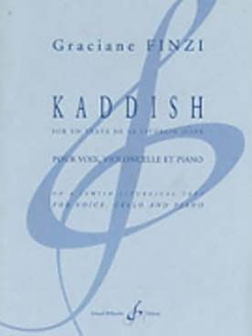 Illustration de Kaddish pour voix (haute ou médium), violoncelle et piano