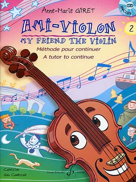 Illustration de Ami-violon : méthode pour débutants avec CD play-along - Vol. 2 : pour continuer