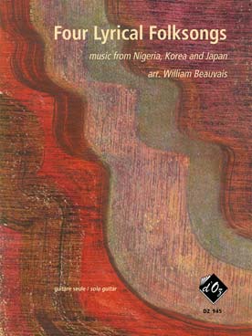 Illustration de 4 LYRICAL FOLKSONGS (tr. Beauvais) : Bantu song - Suayo - Arirang - Sakura