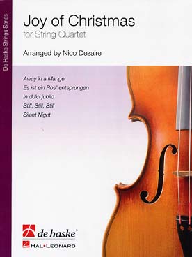 Illustration de JOY OF CHRISTMAS : 5 airs de Noël, arr. facile Nico Dezaire pour quatuor V1/V2/Va/Vc ou V1/V2/V3/Vc