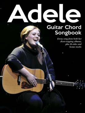 Illustration adele guitar chord songbook