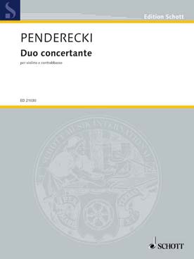 Illustration penderecki duo concertante