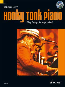Illustration de Honky tonk piano avec CD : play songs & improvise !