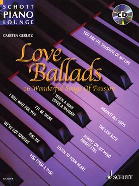 Illustration de LOVE BALLADS : 16 ballades arrangées par Carsten Gerlitz avec CD d'écoute