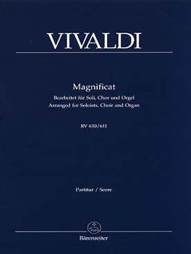 Illustration de Magnificat RV 610 a/611 pour solistes, chœur à 4 voix mixtes et orgue