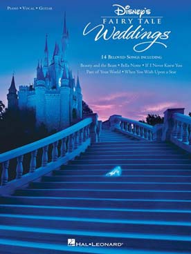 Illustration de DISNEY'S FAIRY TALE WEDDINGS (P/V/G) 14 ballades romantiques des meilleurs mariages des films de Disney
