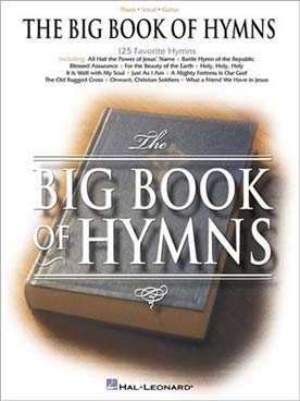 Illustration de THE BIG BOOK OF HYMNS : 125 hymnes (P/V/G)