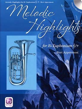 Illustration de Melodic highlights avec CD play-along et partie piano imprimable (PDF) - euphonium