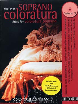 Illustration arias pour soprano colorature vol. 3+cd