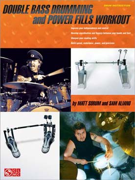 Illustration de Double bass drumming and power fills workout