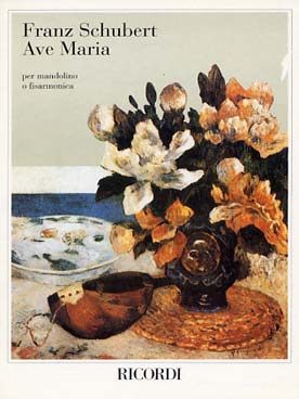 Illustration de Ave Maria pour mandoline ou accordéon