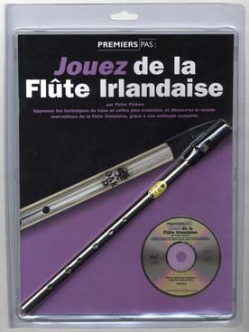 Illustration pickow jouez de la flute + flute + cd
