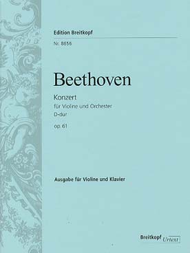 Illustration de Concerto op. 61 en ré M - éd. Breitkopf