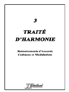 Illustration de TRAITÉ D'HARMONIE - Vol. 3 : rencensements d'accords, cadences et modulations