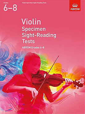 Illustration de SPECIMEN SIGHT READING TESTS FOR - Violin grades 6-8