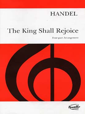 Illustration de The King shall rejoice (SATB)