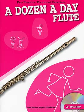 Illustration a dozen a day avec cd flute