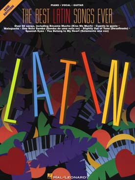 Illustration the best latin songs ever (p/v/g)