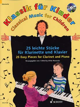 Illustration de KLASSIK FÜR KINDER : 25 pièces faciles avec CD play-along