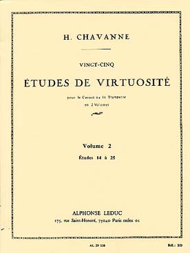 Illustration chavanne etudes (25) de virtuosite vol 2