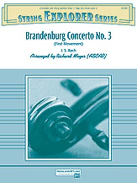 Illustration de 1er Mouvement du Concerto brandebourgeois N° 3 BWV 1048 en sol M