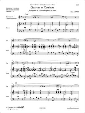 Illustration de Quartes en couleur (saxo ténor)