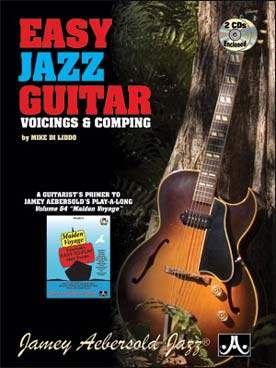 Illustration easy jazz guitar voicing & comping