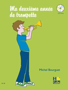 Illustration bourguet ma 2eme annee de trompette + cd