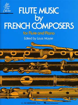 Illustration flute music by french composers