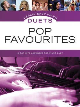 Illustration de REALLY EASY PIANO DUETS - Pop favourites, 16 arrangements faciles