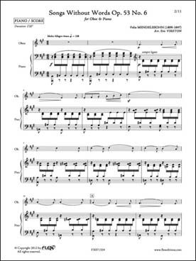 Illustration de Romances sans paroles op. 53 N° 6 (Lieder ohne worte)
